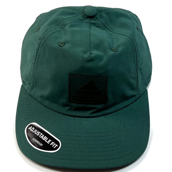 adidas Accessories Adidas Mens Fairway Collection Premium Strap Back Green Golf Hat New Nwt